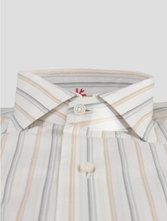 Isaia Isaia Multicolor Cotton Shirt Multicolor 001