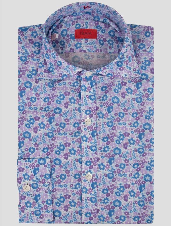 Isaia Isaia Multicolor Cotton Shirt Multicolor 000