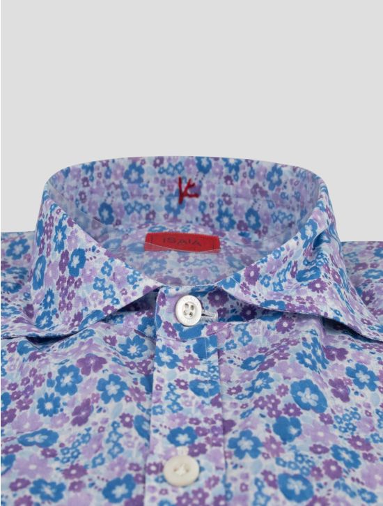 Isaia Isaia Multicolor Cotton Shirt Multicolor 001