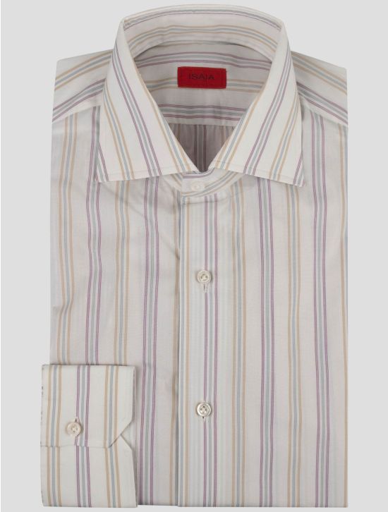 Isaia Isaia Multicolor Cotton Shirt Multicolor 000