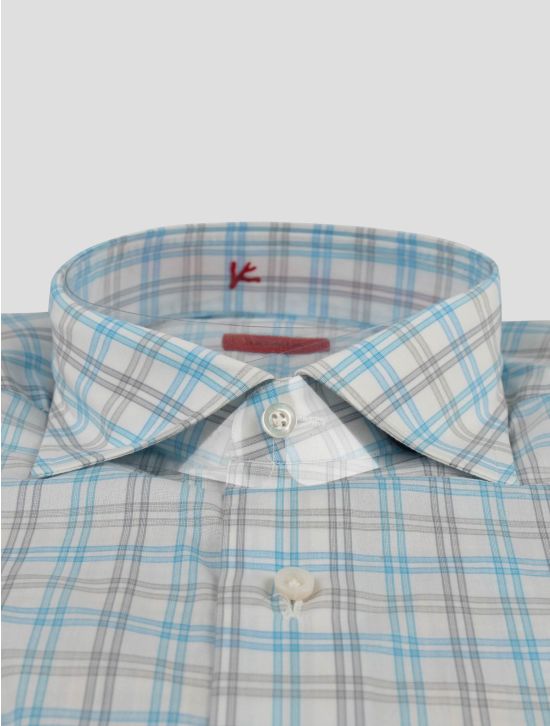 Isaia Isaia Multicolor Cotton Shirt Multicolor 001