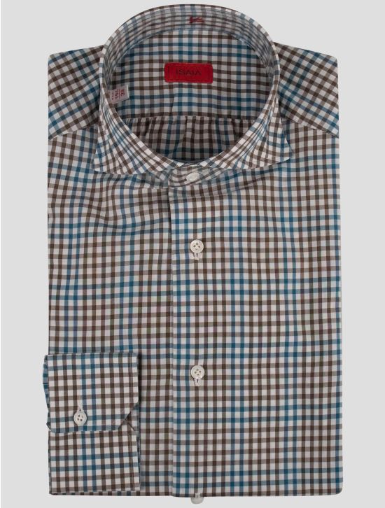 Isaia Isaia Multicolor Cotton Shirt Multicolor 000