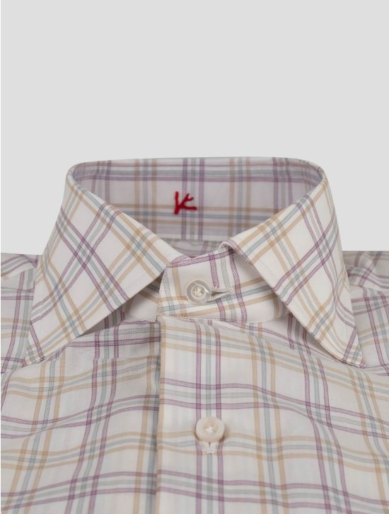 Isaia Isaia Multicolor Cotton Shirt Multicolor 001