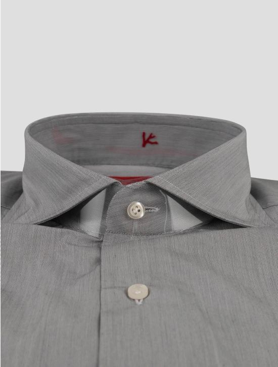 Isaia Isaia Gray Cotton Shirt Gray 001