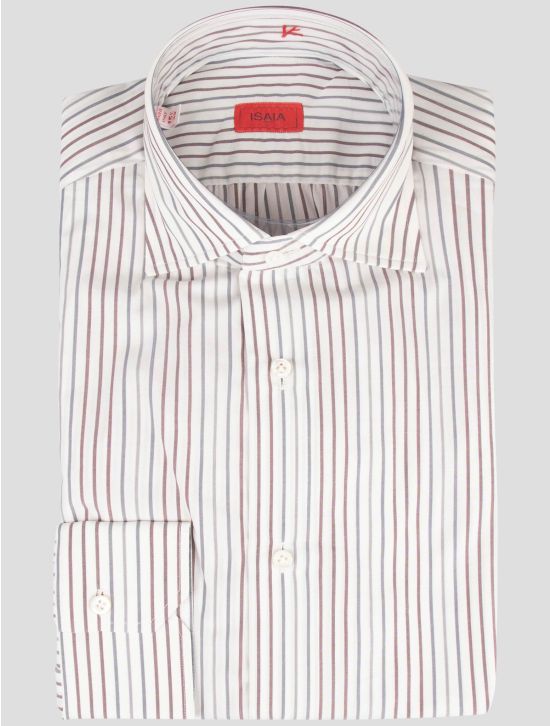 Isaia Isaia White Cotton Shirt White 000