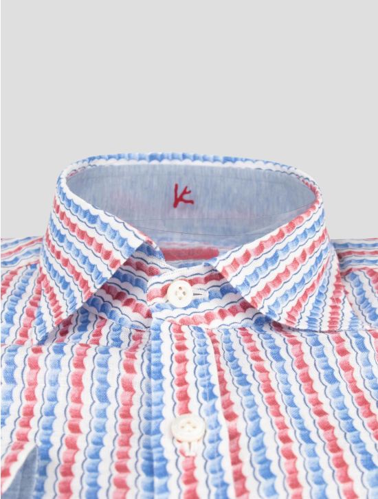 Isaia Isaia Mulitcolor Linen Shirt Multicolor 001