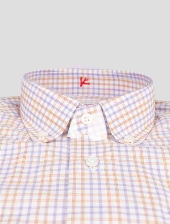 Isaia Isaia Multicolor Cotton Shirt Multicolor 001