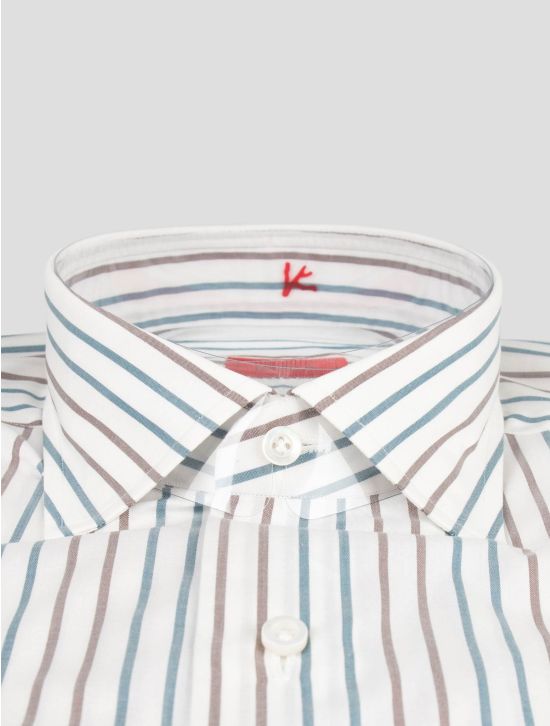 Isaia Isaia Multicolor Cotton Shirt Multicolor 001