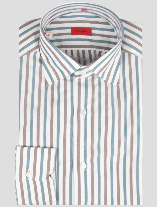 Isaia Isaia Multicolor Cotton Shirt Multicolor 000