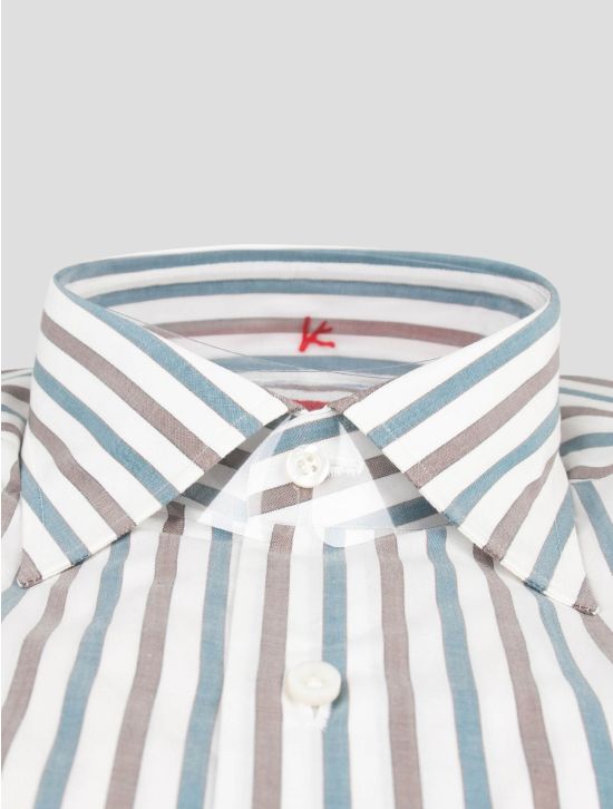 Isaia Isaia Multicolor Cotton Shirt Multicolor 001