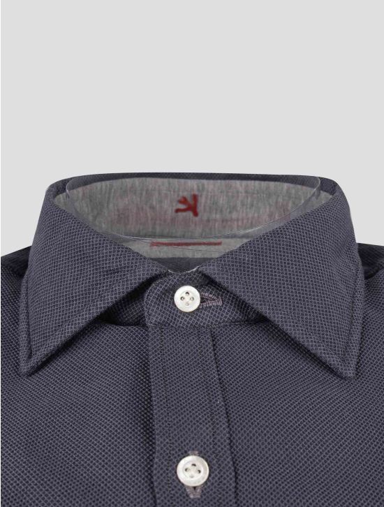 Isaia Isaia Blue Cotton Shirt Blue 001