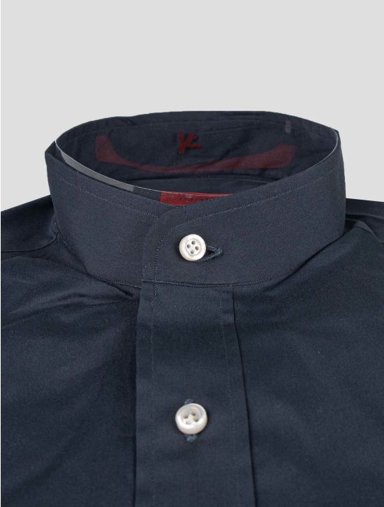 Isaia Isaia Blue Cotton Pa Ea Korean Shirt Blue 001