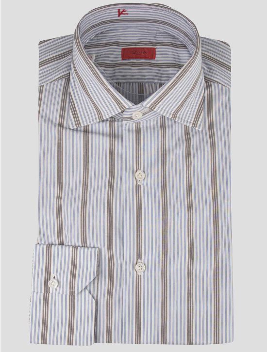 Isaia Isaia Multicolor Cotton Shirt Multicolor 000