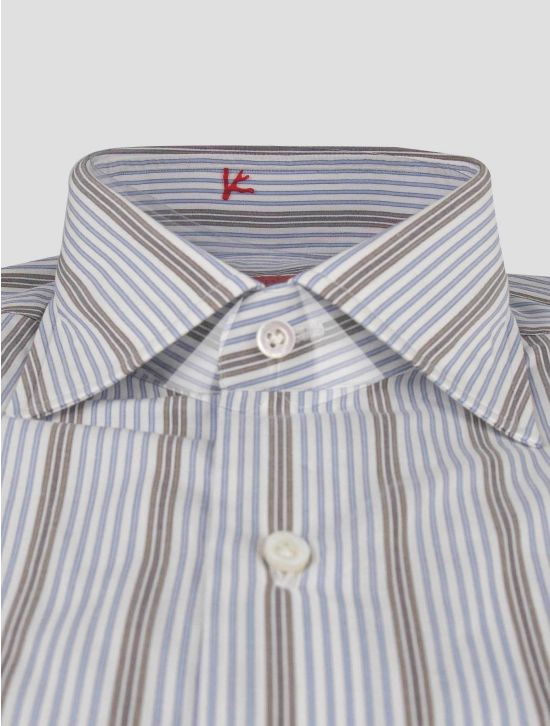 Isaia Isaia Multicolor Cotton Shirt Multicolor 001