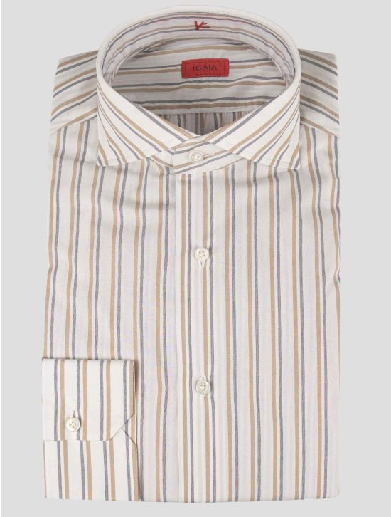 Isaia Isaia Multicolor Cotton Shirt Multicolor 000