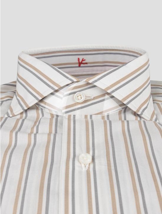 Isaia Isaia Multicolor Cotton Shirt Multicolor 001