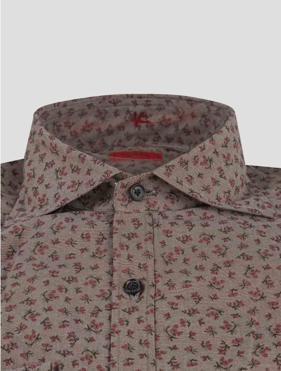 Isaia Isaia Multicolor Cotton Shirt Multicolor 001