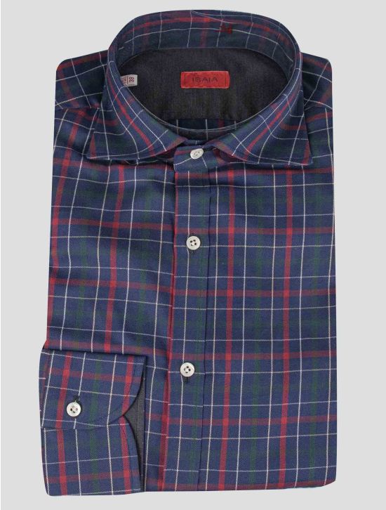 Isaia Isaia Multicolor Cotton Shirt Multicolor 000