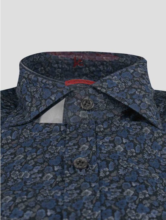 Isaia Isaia Blue Cotton Shirt Blue 001