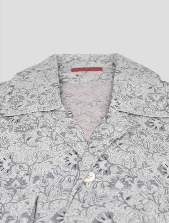 Isaia Isaia Gray Cotton Shirt Gray 001