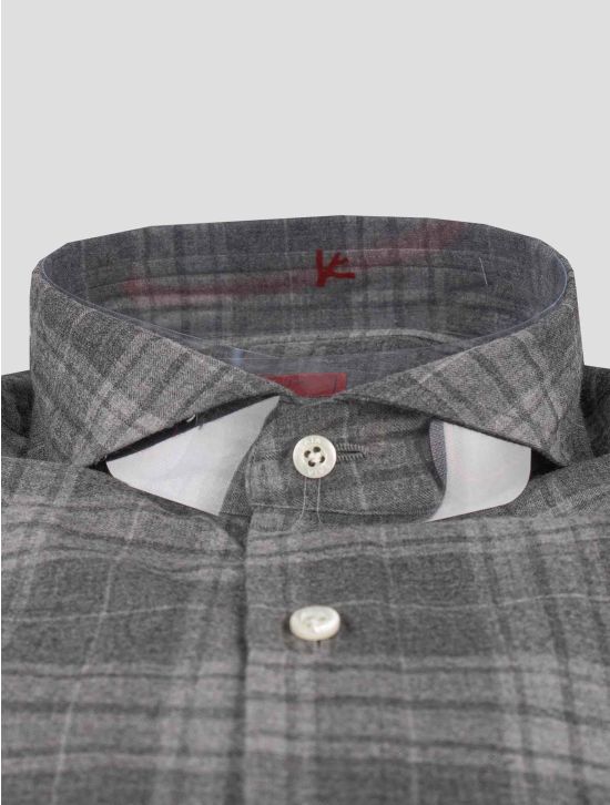 Isaia Isaia Gray Cashmere Shirt Gray 001