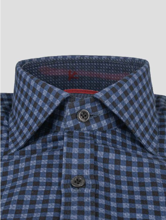 Isaia Isaia Blue Cotton Shirt Blue 001