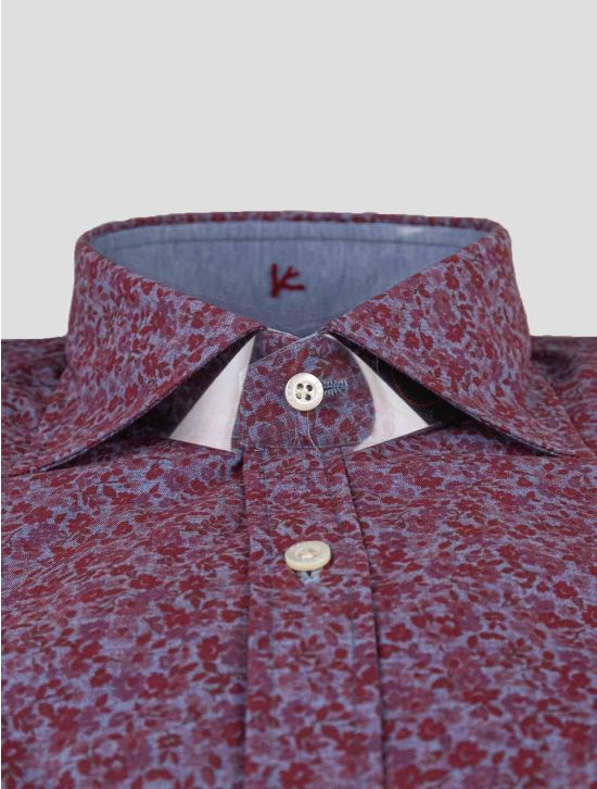 Isaia Isaia Purple Cotton Shirt Purple 001