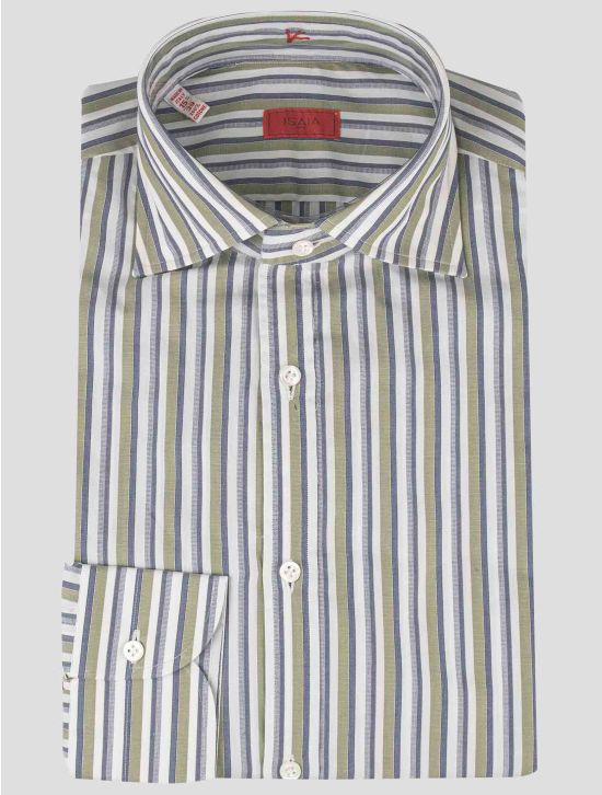 Isaia Isaia Multicolor Cotton Shirt Multicolor 000