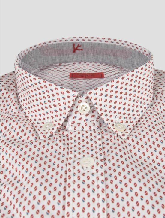 Isaia Isaia Multicolor Cotton Shirt Multicolor 001