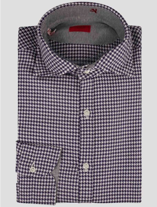 Isaia Isaia Blue Cotton Shirt Blue 000