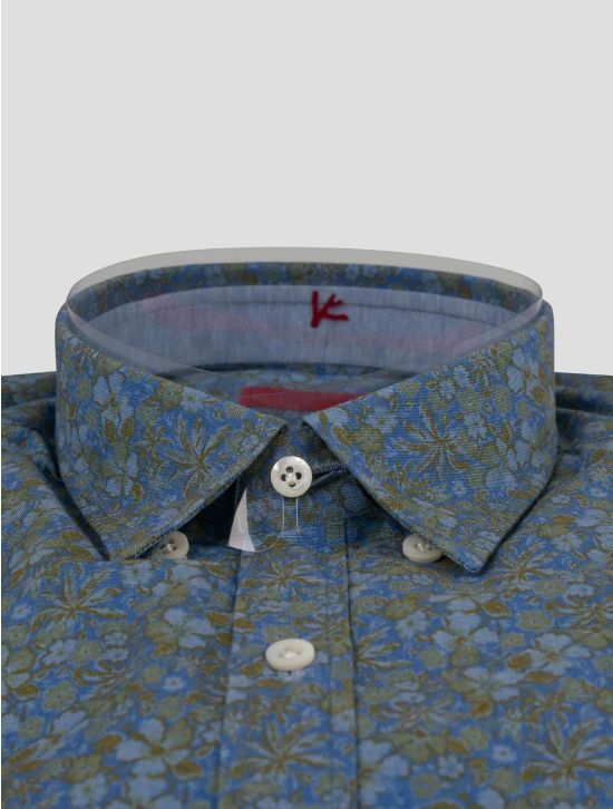 Isaia Isaia Multicolor Cotton Shirt Multicolor 001