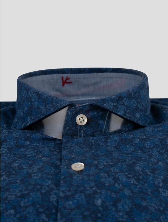 Isaia Isaia Blue Cotton Shirt Blue 001