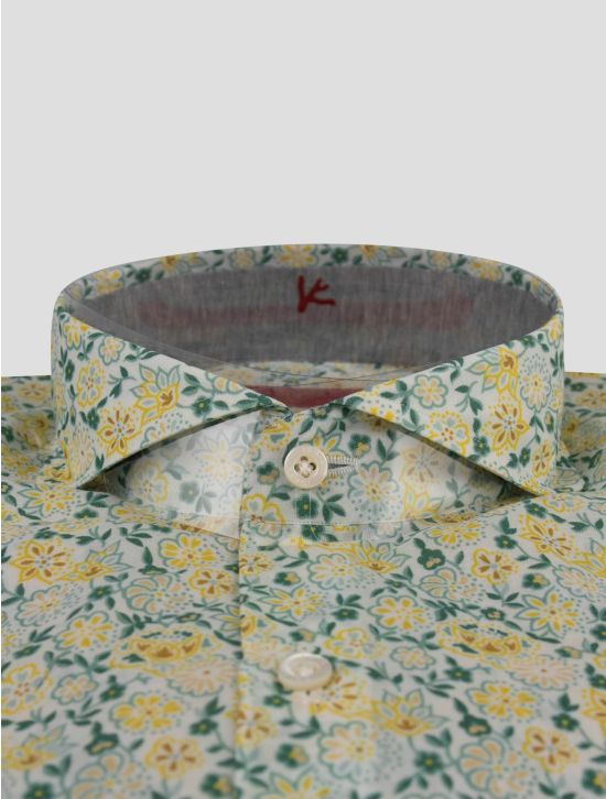 Isaia Isaia Green Cotton Shirt Green 001