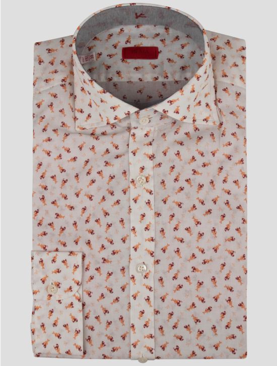 Isaia Isaia White Cotton Shirt White 000