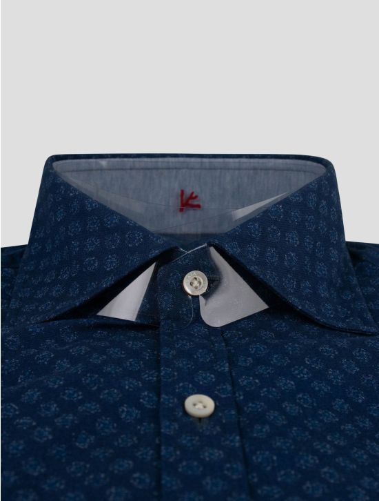 Isaia Isaia Blue Cotton Shirt Blue 001