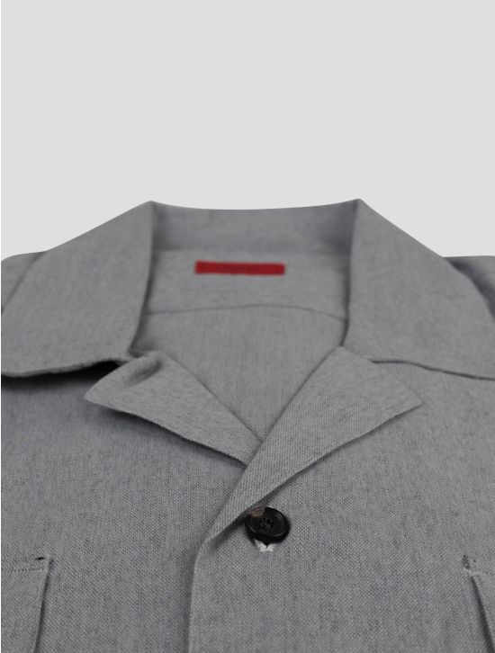 Isaia Isaia Gray Cotton Shirt Gray 001