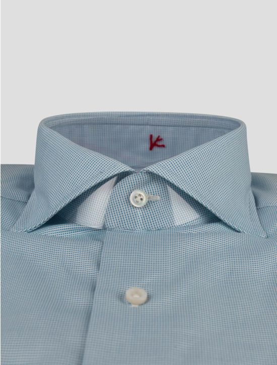 Isaia Isaia Light Blue Cotton Shirt Light Blue 001