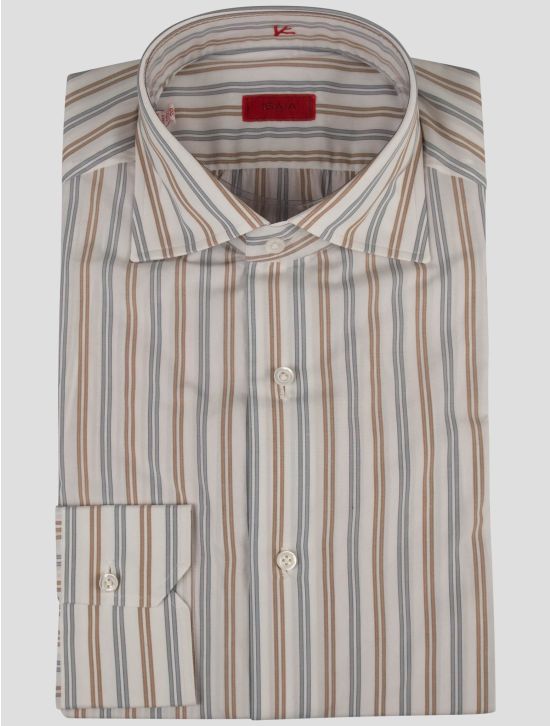 Isaia Isaia Multicolor Cotton Shirt Multicolor 000