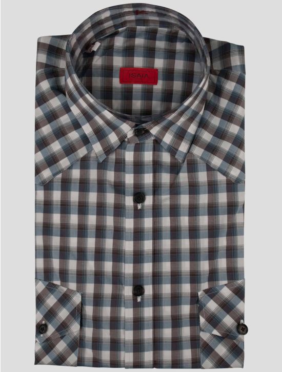 Isaia Isaia Multicolor Cotton Shirt Multicolor 000