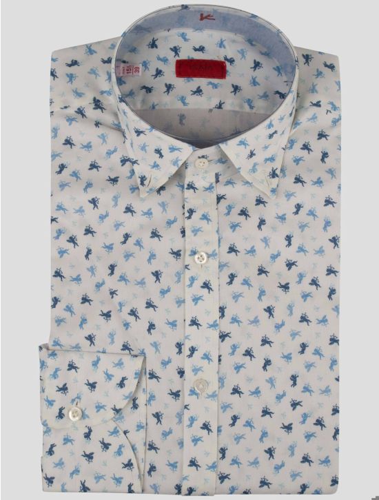 Isaia Isaia White Cotton Shirt White 000