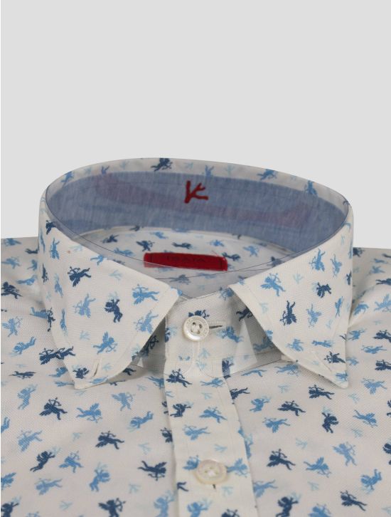 Isaia Isaia White Cotton Shirt White 001