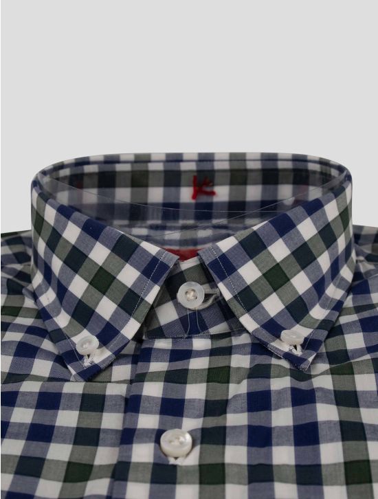 Isaia Isaia Multicolor Cotton Shirt Multicolor 001