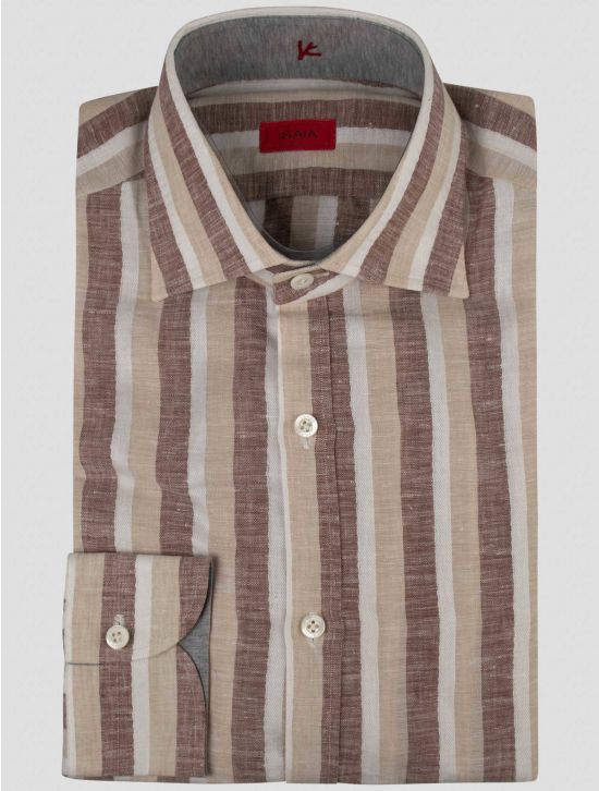 Isaia Isaia Multicolor Linen Shirt Multicolor 000