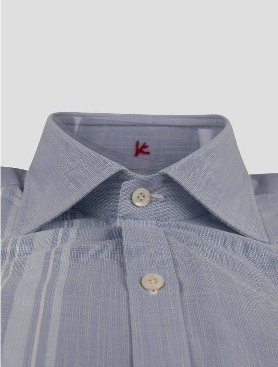 Isaia Isaia Light Blue Cotton Shirt Light Blue 001