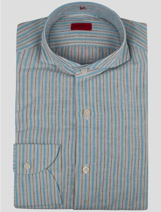 Isaia Isaia Multicolor Linen Shirt Multicolor 000