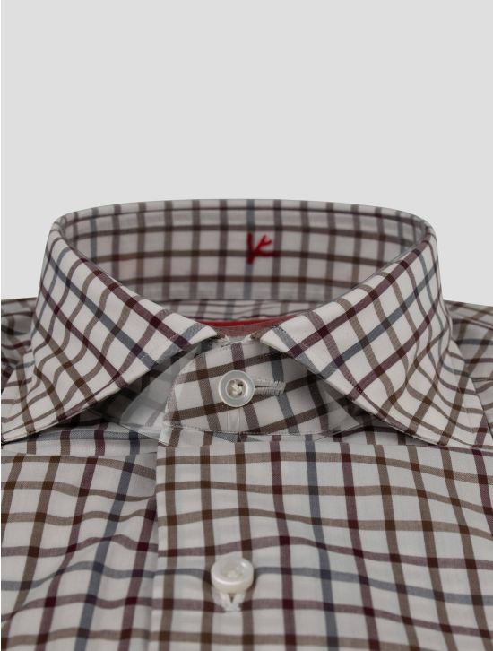 Isaia Isaia Multicolor Cotton Shirt Multicolor 001