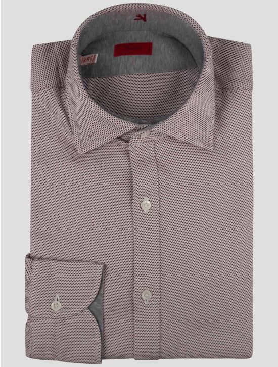 Isaia Isaia Brown Cotton Shirt Brown 000