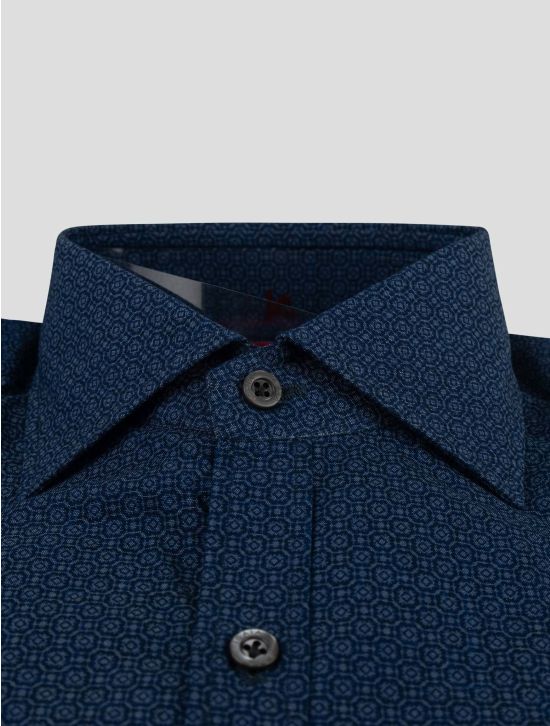 Isaia Isaia Blue Cotton Shirt Blue 001