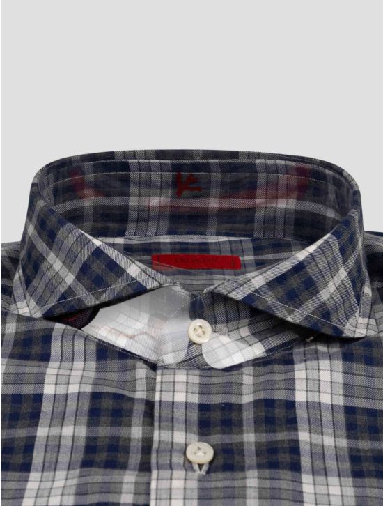 Isaia Isaia Multicolor Cotton Shirt Multicolor 001