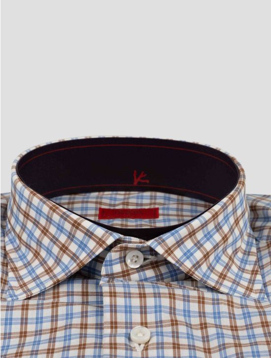 Isaia Isaia Multicolor Cotton Shirt Multicolor 001